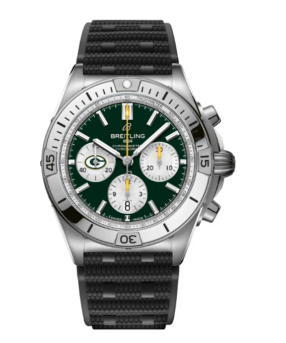 Review Breitling CHRONOMAT B01 42 NFL GREEN BAY PACKERS EDITION Replica watch AB01342B1L1S1